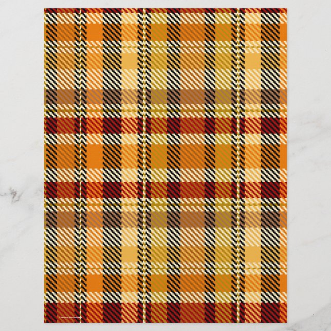 ET Plaid Scrapbookingpapier Massen Seiten (Hinten)