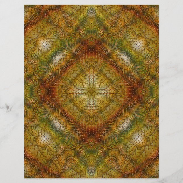 ET Serene Garden Scrapbook Papier Bulk Seiten (Vorne)