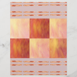 ET Sunset Tiles Scrapbook Paper Bulk Pages Flyer