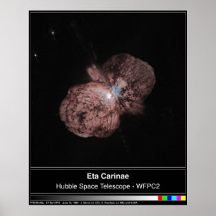 Eta Carinae Hubble Teleskop-Foto Poster