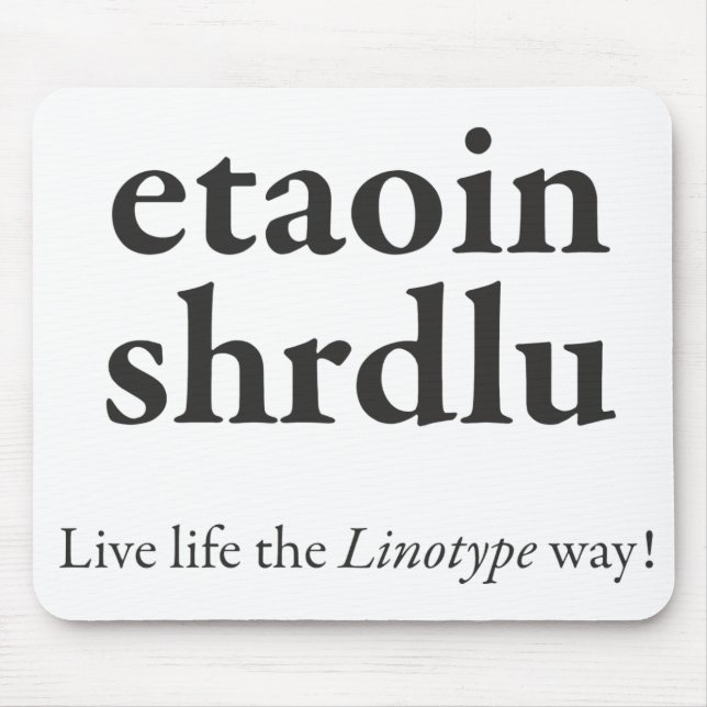 Etaoin Mouse Mat Mousepad (Vorne)
