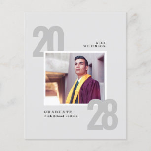 ETAT Modern-Minimalistische 5-Foto-Gratulation zur Flyer