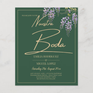 ETAT Spanish All-in1 WISTERIA Gold Green BODA Fl Flyer