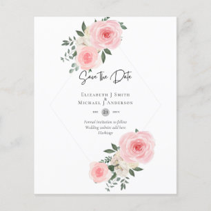 ETAT TERMINÉ - Rosen in Rosa und Weiß Flyer