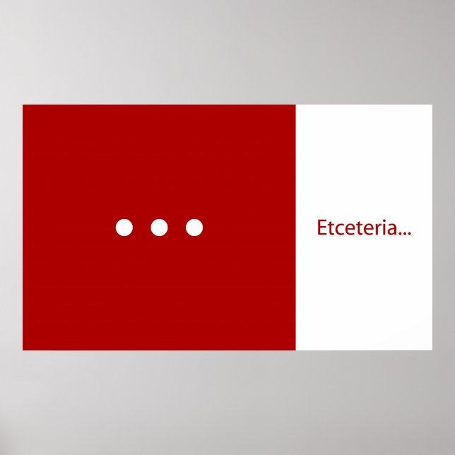 Etceteria Poster (Vorne)