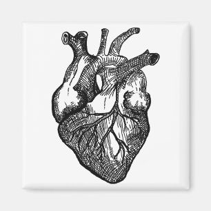 Etch Heart Valentinstag Halloween Liebe Realistisc Magnet