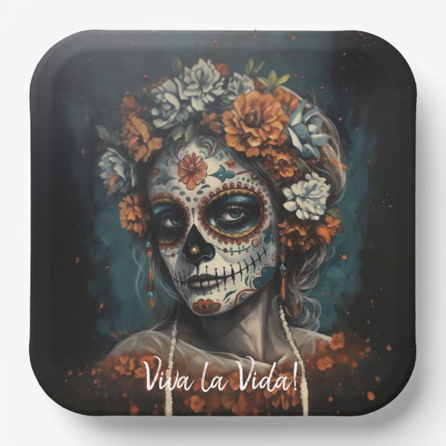 Eternal Beauty, custom Pappteller (Vorderseite)