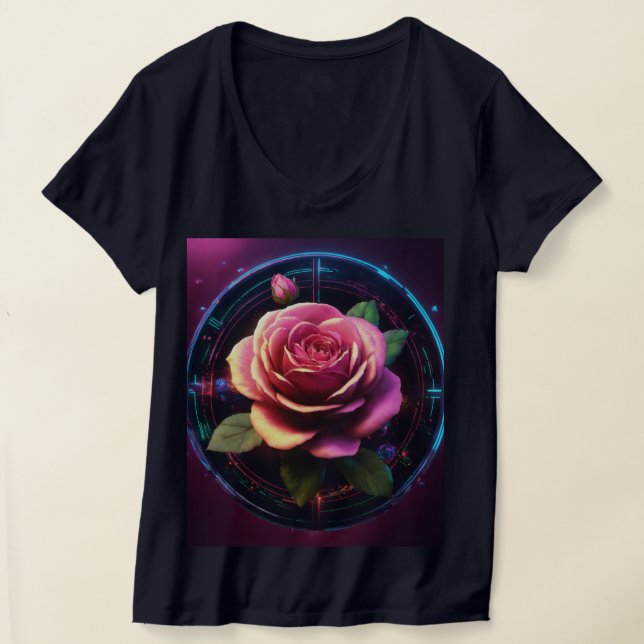 Eternal Bliss Rose Compass T-Shirt (Ablage )