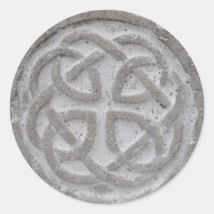 Eternal Celtic Knot Stone Umschlag Aufkleber