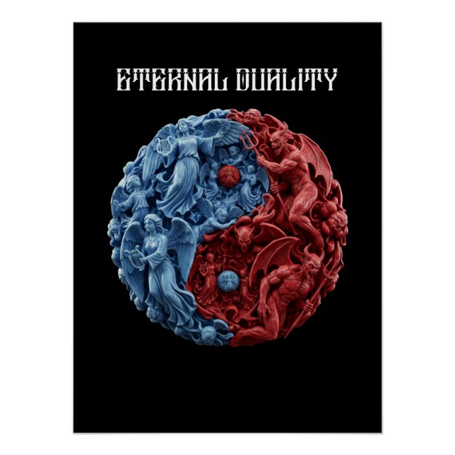 Eternal Duality Acrylic Poster (Vorderseite)