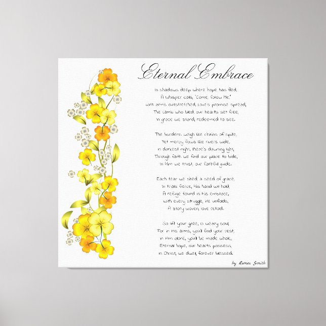 Eternal Embrace Canvas Print Leinwanddruck (Vorderseite)
