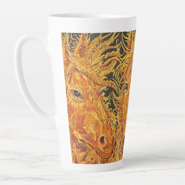 Eternal Equilibrium-Pferde-Zwillingsflames Milchtasse (Links)