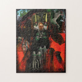 Eternal Flame Mixed Media Horror Goth Puzzle