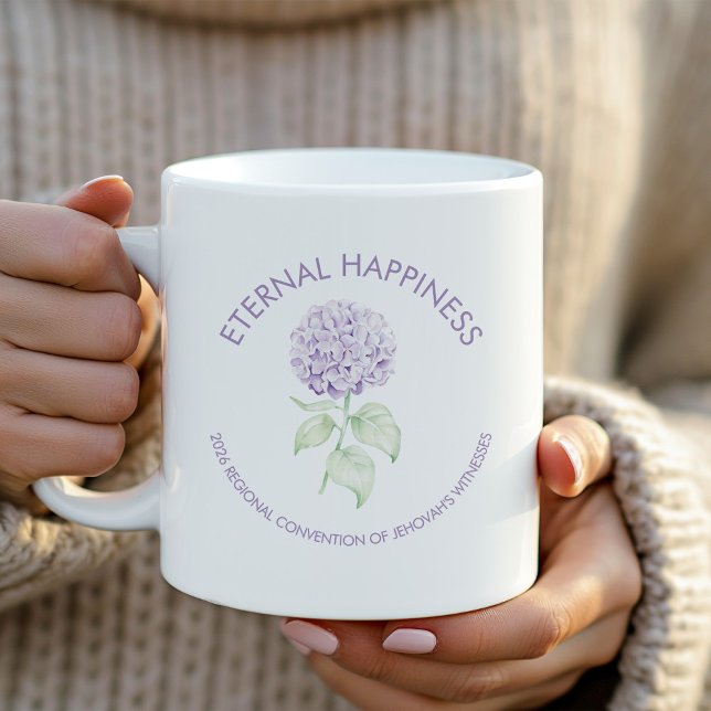 Eternal Happiness Hydrangea 2026 Convention  Kaffeetasse (Von Creator hochgeladen)