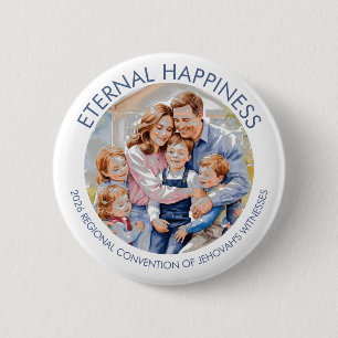 Eternal Happiness Notebook für Kinder und Erwachse Button