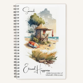 Eternal Happiness Tropical Beach 2026 Convention  Notizbuch