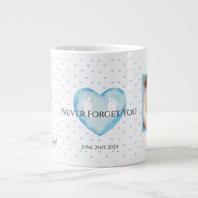 Eternal Hearts-Angel Baby Memorial Foto Tasse 20oz (Vorderseite)