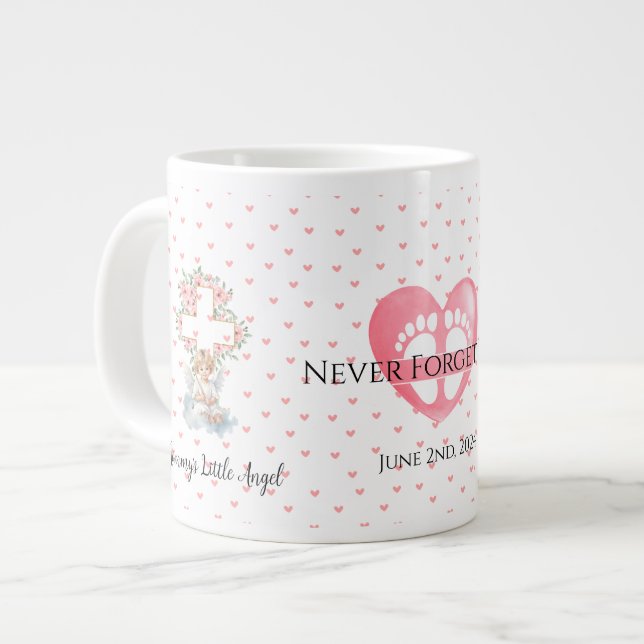 Eternal Hearts-Angel Baby Memorial Foto Tasse 20oz (Vorderseite Links)
