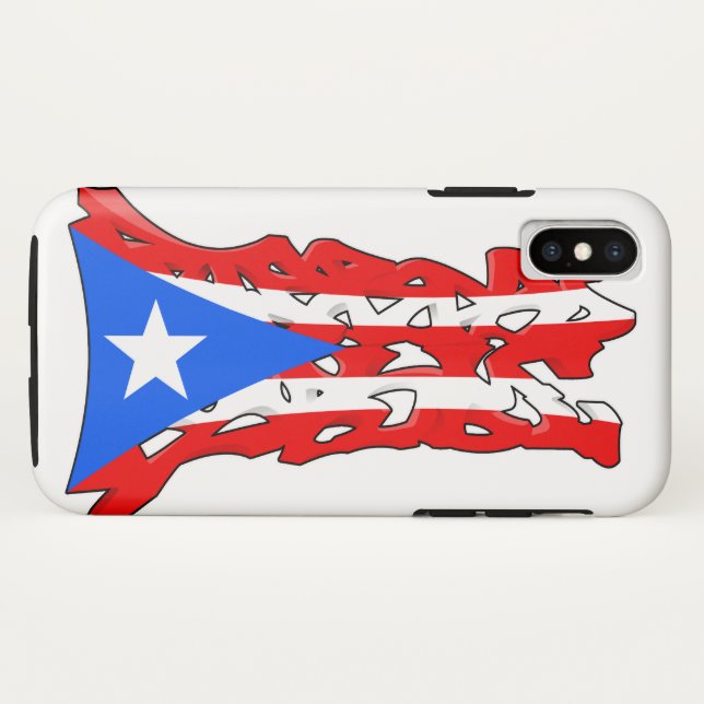 Eternal Lyphe Puerto Rico Case-Mate iPhone Hülle (Rückseite (Horizontal))