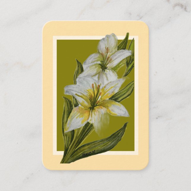 Eternal Rest Prayer Card Visitenkarte (Vorderseite)