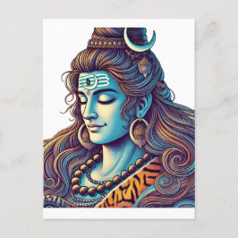Eternal Shiva: Der oberste Yogi in göttlichen Blis Postkarte