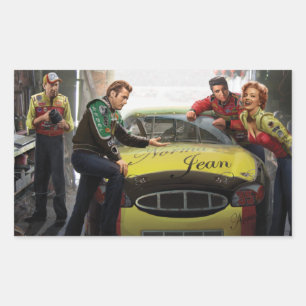 Eternal Speedway Rechteckiger Aufkleber