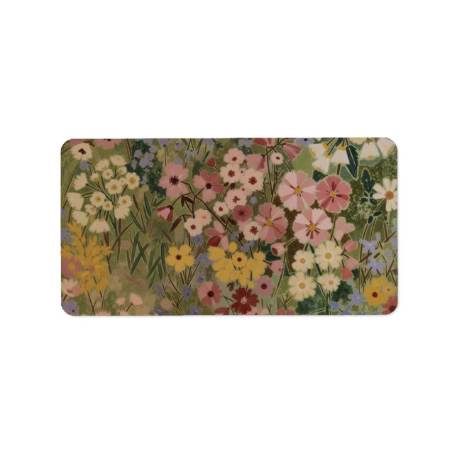 Eternal Spring Bloom Adressaufkleber (Vorne)