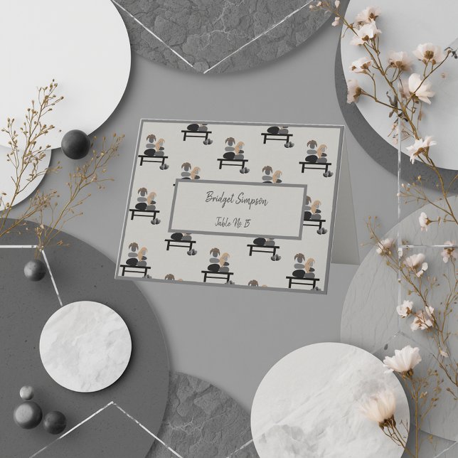 Eternal Stone Paar Boho Gastkarte Dankeskarte (Von Creator hochgeladen)