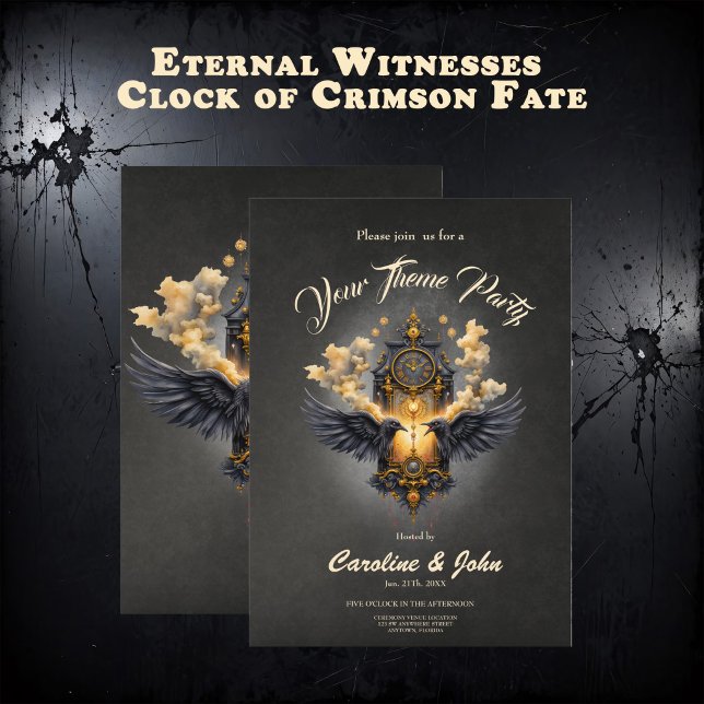 Eternal Witnesses – Clock of Crimson Fate.  Einladung (Von Creator hochgeladen)