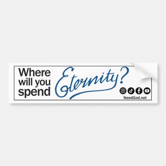 Eternity Car Decal Autoaufkleber (Vorne)