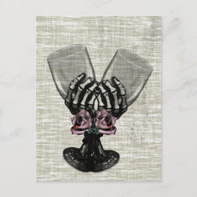 Eternity Gothic Vintag Bridal Dusche Einladung (Vorderseite)