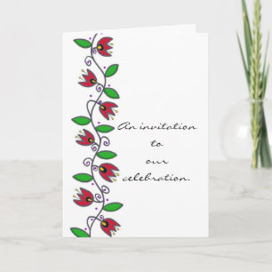 Eternity Vine Wedding Einladung, persönlich zu arb Einladung