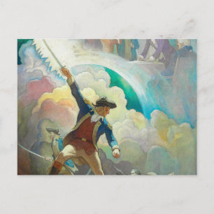 Ethan Allen, Vorläufer der Unabhängigkeit, 1934 Postkarte