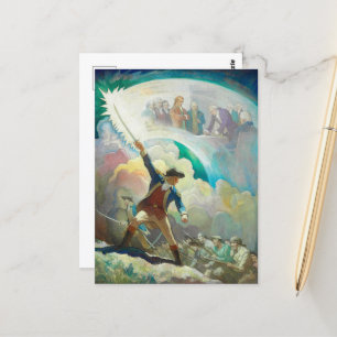 Ethan Allen, Vorläufer der Unabhängigkeit von Wyet Postkarte