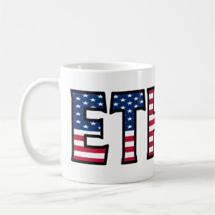 Ethan Name Vorname USA styled Tasse Kaffeetasse