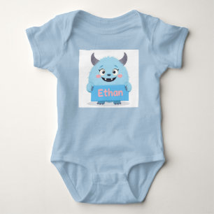Ethan's Epic Monster Adventure Baby Strampler