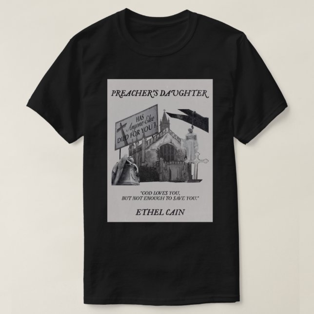 Ethel Cain Preaching T-Shirt (Design vorne)