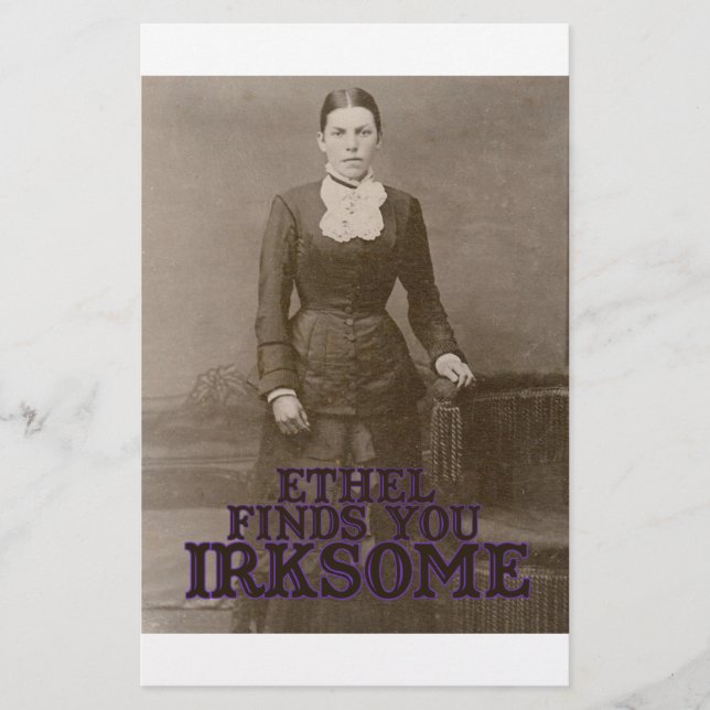 Ethel findet dich irksome (Vorderseite)
