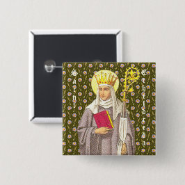 Etheldreda (Audrey) (P 003) Button