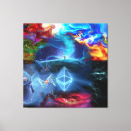 Ether Power Art Canvas Print Leinwanddruck