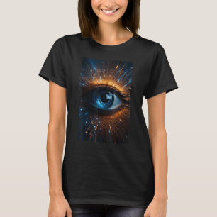 Ethereal Alien Eyes Festival EDM Weird Unique Surr T-Shirt