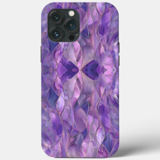 Ethereal Amethyst Flow Elegant Abstrakt Lila iPhone 13 Pro Max Hülle