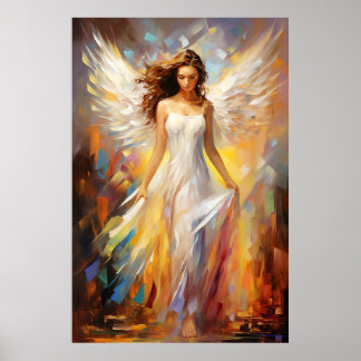 Ethereal Angel Art Poster