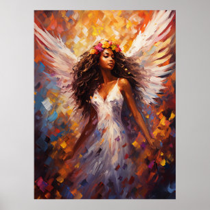 Ethereal Angel Art Poster