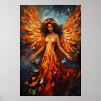 Ethereal Angel Art Poster