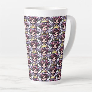 Ethereal Angelic Chibi - Engel, Halo, Blume Milchtasse