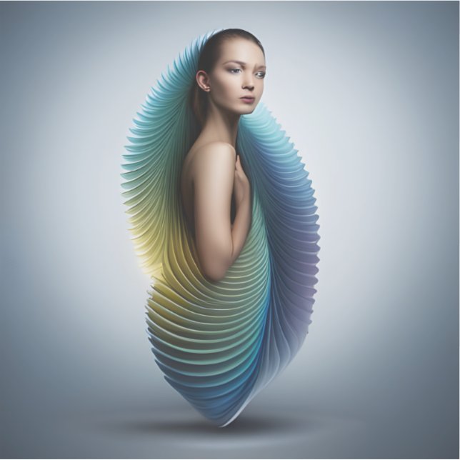 Ethereal Awakenning entfernbarer Vinyl Aufkleber (Vorderseite)