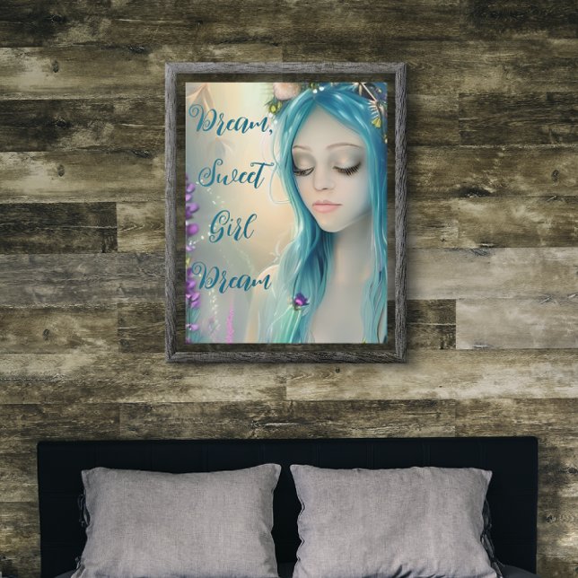 Ethereal | Beautiful Blue Fairy Poster (Von Creator hochgeladen)