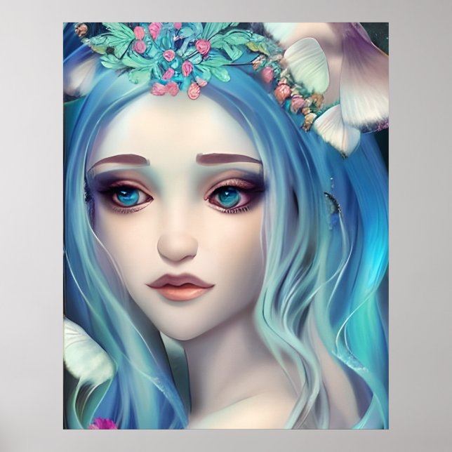 Ethereal | Beautiful Fairy Birthday Poster (Vorne)