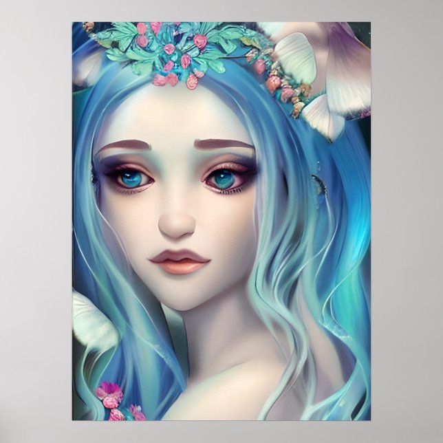 Ethereal | Beautiful Fairy Birthday Poster (Vorne)